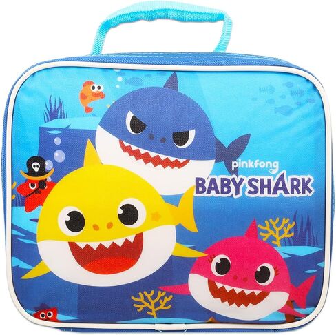 حقيبة ظهر بيبي شارك الصغيرة مكونة من 3 قطع مع حقيبة غداء للأطفال مع ملصقات (لوازم مدرسة بيبي شارك) in Kuwait