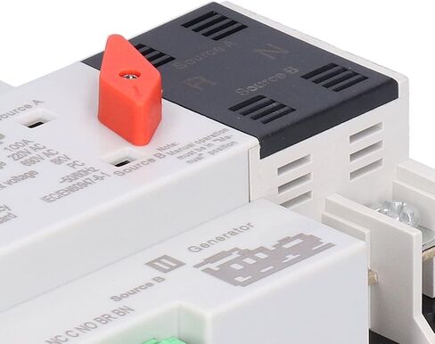 مفتاح النقل التلقائي Din Rail 2-Power محدد مفاتيح كهربائية غير منقطعة نوع عزل الكمبيوتر 220 فولت تيار متردد in Saudi Arabia