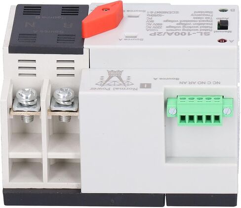 مفتاح النقل التلقائي Din Rail 2-Power محدد مفاتيح كهربائية غير منقطعة نوع عزل الكمبيوتر 220 فولت تيار متردد in Saudi Arabia