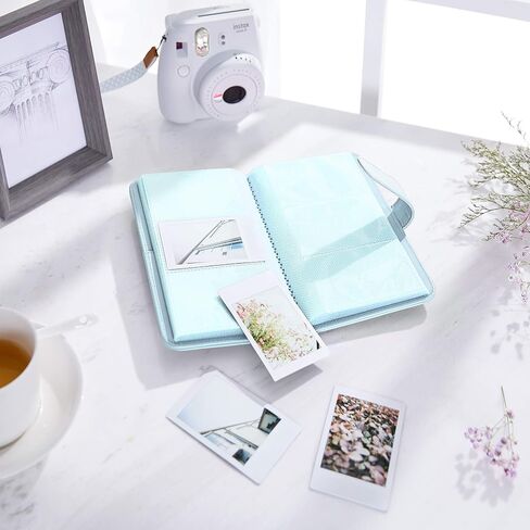 Amazon Basics - Wallet Album for 108 Instax Mini Photos, One size, Ice Blue, in Saudi Arabia