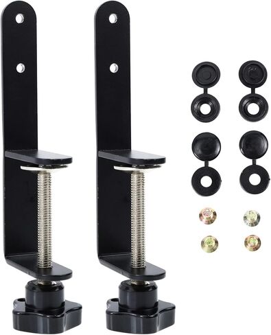 Hanger Hooks 1 Set Metal Pegboard Hooks Pegboard Bracket Clip Shelving Hooks Pegboard Installing Tool Assorories Storage Craft Hooks for Garage Office Kitchen Store Tabletop Shelf in Saudi Arabia