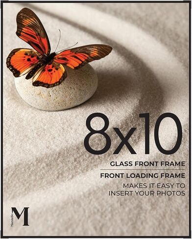 MANTELLO ESSENTIALS 8x10 Picture Frame, 8x10 Frame - Black Frame 8x10, Picture Frames for Wall and Tabletop - 1 Pack in Kuwait