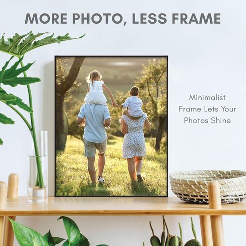MANTELLO ESSENTIALS 8x10 Picture Frame, 8x10 Frame - Black Frame 8x10, Picture Frames for Wall and Tabletop - 1 Pack in Kuwait