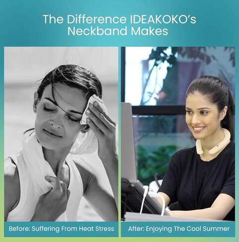 IDEAKOKO icicool Neck Band – Wearable Cooling Neck Wrap for Hot Weather in Saudi Arabia