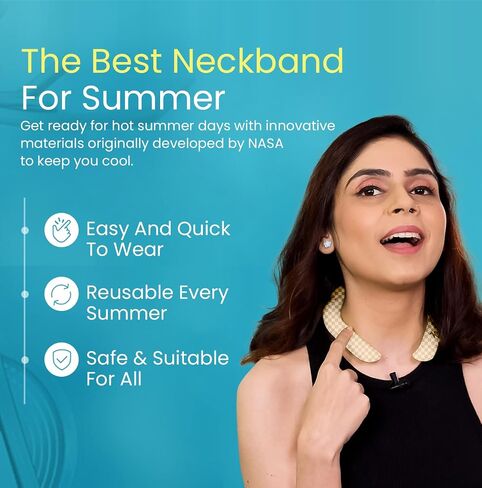 IDEAKOKO icicool Neck Band – Wearable Cooling Neck Wrap for Hot Weather in Saudi Arabia