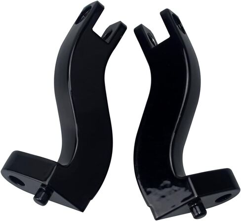 WOWTK 10mm Rear Passenger Footpeg Mounting Kit for Harley Touring Road King Road Glide Street Glide Electra Glide Models 1993-2023,Chrome in Saudi Arabia
