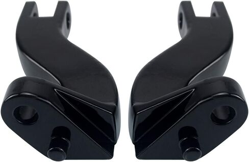 WOWTK 10mm Rear Passenger Footpeg Mounting Kit for Harley Touring Road King Road Glide Street Glide Electra Glide Models 1993-2023,Chrome in Saudi Arabia