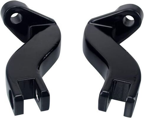 WOWTK 10mm Rear Passenger Footpeg Mounting Kit for Harley Touring Road King Road Glide Street Glide Electra Glide Models 1993-2023,Chrome in Saudi Arabia