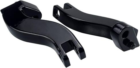WOWTK 10mm Rear Passenger Footpeg Mounting Kit for Harley Touring Road King Road Glide Street Glide Electra Glide Models 1993-2023,Chrome in Saudi Arabia