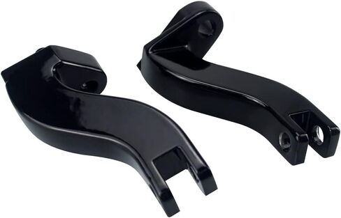 WOWTK 10mm Rear Passenger Footpeg Mounting Kit for Harley Touring Road King Road Glide Street Glide Electra Glide Models 1993-2023,Chrome in Saudi Arabia