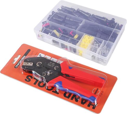 AITRIP 708 pieces waterproof car connection kit, quick connector with crimping pliers, cable connector (1/2/3/4/5/6-pin) for car, truck, motorcycle, boat in Saudi Arabia