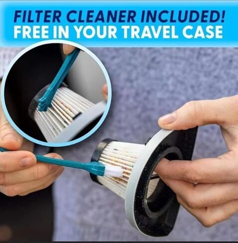 YUNHANG Car Vacuum Cleaner -Auto Vacuum Cleaner Car Accessories - Small 12V High Power Handheld Portable Car Vacuum Cleaning Brush (Black) in Saudi Arabia