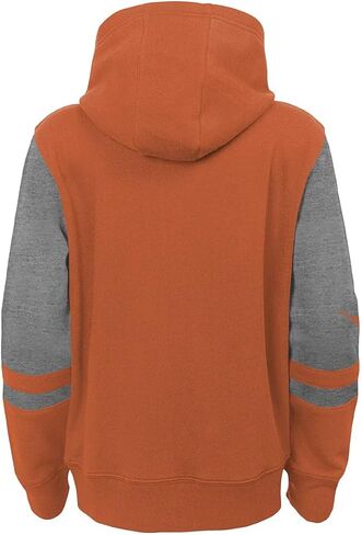 Outerstuff Texas Longhorns Toddler Size 2T-4T Stadium Colorblock Full Zip Fleece Hoodie (Burnt Orange/Gray, Toddler 2T) in Saudi Arabia