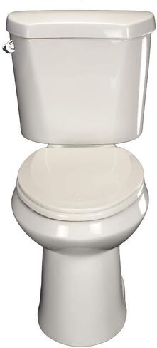 Centoco Wooden Toilet Seat Elongated, Closed Front with Cover, Residential, Oil Rubbed Hinge, Made in the USA, 900RONB-001, White in Saudi Arabia