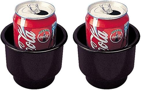 حامل مشروبات كومبو من Sea-Dog 588060 مع فتحات تصريف - أسود، 3-5/8 بوصة معرف × 3-1/4 بوصة عمق in Kuwait