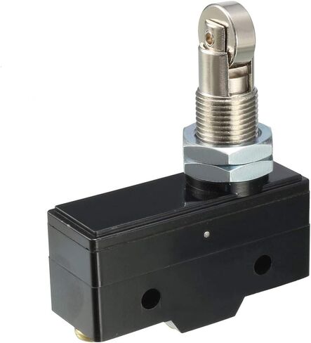 uxcell XZ-15GQ21-B SPDT NO+NC Panel Mount Roller Plunger Type Micro Limit Switches with Screw Terminals in Saudi Arabia