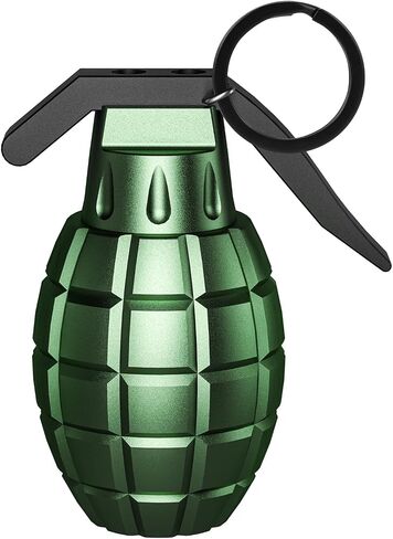 Portable Pill Case Tactical Keychain Pill Container Waterproof Durable Aluminum EDC Holder with Carabiner for Daily Use, Outdoor Activities - Black in Saudi Arabia
