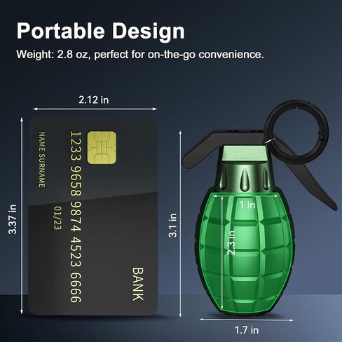 Portable Pill Case Tactical Keychain Pill Container Waterproof Durable Aluminum EDC Holder with Carabiner for Daily Use, Outdoor Activities - Black in Saudi Arabia