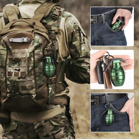 Portable Pill Case Tactical Keychain Pill Container Waterproof Durable Aluminum EDC Holder with Carabiner for Daily Use, Outdoor Activities - Black in Saudi Arabia