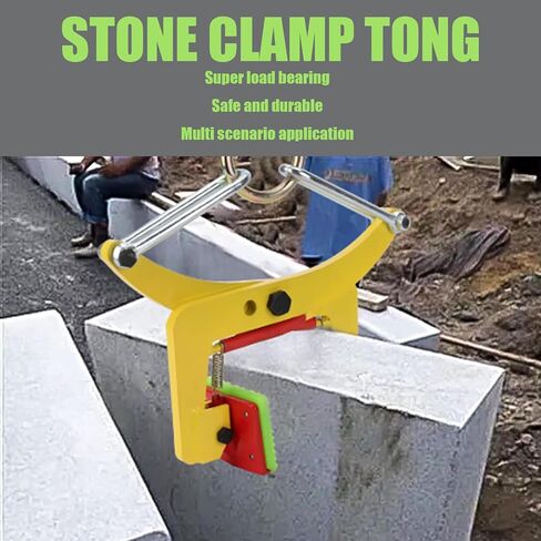 Granite Slab Lifting Clamp 617lbs, Adjustable Roadside Stone Clamps Stone Lifting Clamps Heavy Duty Lifting Clamps Lifting Clamps for Granite Stone Marble Lifting Clamps（ 2.4''-7.1'' ） in Saudi Arabia