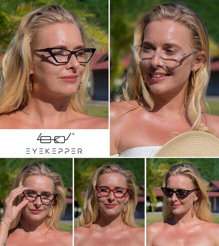 Eyekepper 5-pack Cat Eye Reading Glasses Women Oversized Readers in Saudi Arabia
