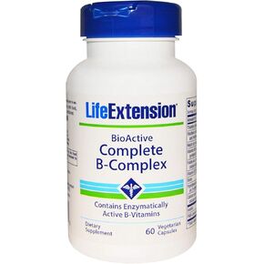 BioActive Complete B-Complex، 60 كبسولة نباتية، حزمة-3 in Kuwait