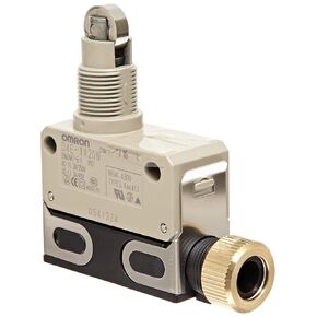 Omron D4E-1A20N Small Slim Sealed Limit Switch, General Purpose, Roller Plunger, Screw Terminals, 5A at 125VAC Rated Current