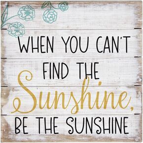 Sincere Surroundings PET12848 Be The Sunshine-8 x 8, White