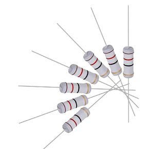 uxcell 20Pcs 12 Ohm Resistor, 3W 5% Tolerance Metal Oxide Film Resistors, Lead, Flame Proof for DIY Electronic Projects and Experiments
