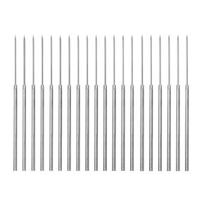 20pcs Straight Dissecting Needles, Stainless Steel Single Ended Micro Fine Precision Probe Teasing Needles Micro Fine Anatomy Pins for Students Lab Specimen Dissecting Biology Class Science Experiment