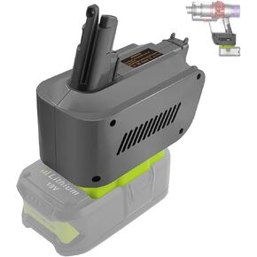 محول V10 لـ Ryobi إلى Dyson V10، محول بطارية لبطارية Ryobi 18V Li-ion تحويل للعمل من أجل DYS-on V10 Animal Fluffy SV12 المكنسة الكهربائية (ليس لـ V10 Slim) in Kuwait