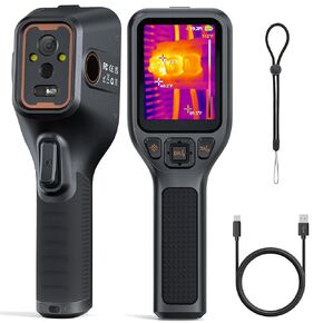 TESLONG Thermal Camera, Thermal Imaging Camera with Dual-Light Fusion 3.2" LCD Screen 25Hz Refresh Rate, Handheld Infrared Thermal Imager with PC Analysis and Video Recording Supported, 120 x 90
