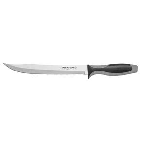 Dexter-Russell 9" Scalloped Utility Slicer, Black Gray
