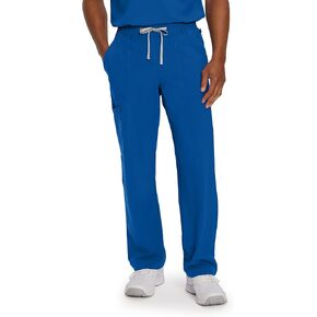 Urbane Performance Tailored Fit Super Stretch 4-Pocket Scrub Pants for Men 9254 New Royal