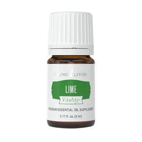 Young Living Lime Vitality 5ml - Food-Grade Essential Oil for Culinary Creations - Adds Delicious Zing to Dishes - Citrus Flavor with Zesty Notes for Cooking - Enhances Food and Beverages