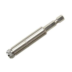 Drill America INSBH-300S Stainless Steel Magnetic Bit Holder with Cap for Insert Bits, High Speed Steel, Uncoated (Bright) Finish, 118 Degree, Right Hand, 3" Length