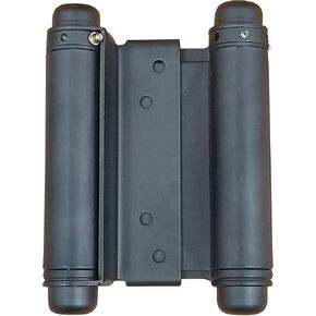 Hinge Outlet Adjustable Double Acting Spring Hinge 4 Inch Matte Black Finish, Cafe Door Hinge, Saloon Door Hinge