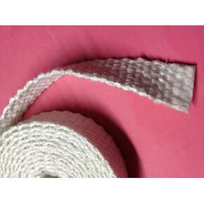 Wood Stove Door Gasket, Fiberglass Rope Seal. Flat 1/8" x 1" Wide x 100 ft. roll