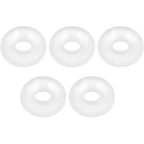 uxcell Silicone O-Ring, 6mm OD, 2.8mm ID, 1.6mm Width, VMQ Seal Rings Gasket, White, Pack of 5