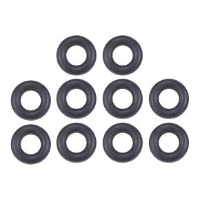 MECCANIXITY FKM O-Ring 0.43" OD 0.31" ID 1/16" Width Fluorine Rubber Sealing Gasket Washer 75A Seal O Rings for Engines Industrial Plumbing, Black, Pack of 10