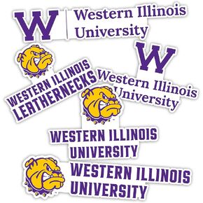 Desert Cactus Western Illinois University Stickers Leathernecks Vinyl Decals Laptop Water Bottle Car Scrapbook T2 (Type 2)