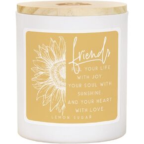 Simply Said, INC Vanilla Scented Friendship Candle - Friends are Like Stars - Gifts for Best Friends Women - Friend Candles - Vanilla Scented Soy Candle CDL1039