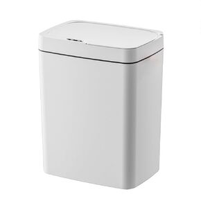Automatic Trash Can, 4 Gallon Touchless Trash Can Motion Sensor Bathroom Trash Can, Smart Garbage Can with Lid Plastic Waste Basket for Home Kitchen Living Room Bedroom Office