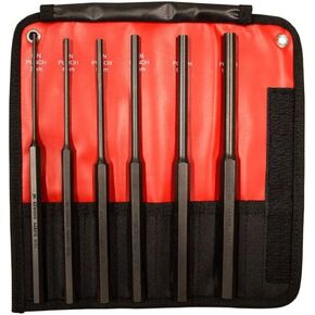 Mayhew 62081 Metric Long Pin Punch Set, 6-Piece
