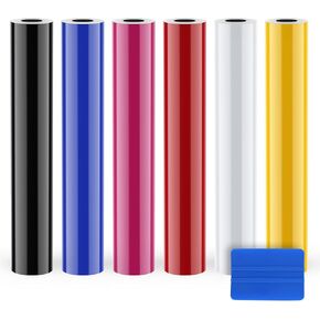 Oracal 651 Multi-Roll Pack 12" x 24" per roll w/Squeegee (6 Roll Pack)