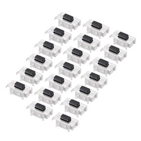 uxcell 3x6x3.5mm Panel PCB Momentary Tactile Tact Push Button Switch 2 Terminals 20 Pcs