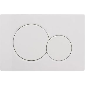 Dual Flush Actuator for Wall Hung Toilets,Compatible with Geberit Sigma01-115.770.11.5, Easy Installation,Flush Plate Included (Injection White)