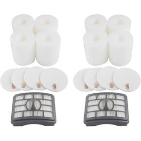 مجموعة استبدال فلاتر التفريغ LTWHOME 2 + 8 عبوات متوافقة مع Shark Rotator Pro Lift-Away NV500، NV501، NV502، NV503، NV505، NV510، NV520، NV552، UV560، NV642، الجزء XFF500 XHF500 in Kuwait