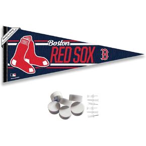 Boston Red Sox Pennant Banner and Wall Tack Pads