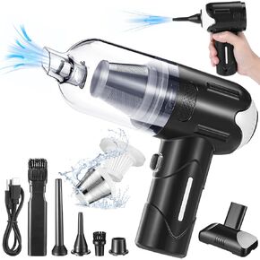 Handheld Vacuum Cleaner, 12000Pa Powerful Vacuum Cleaners Cordless for Cars USB Rechargable Lightweight Mini Handheld Vacuums Portable Car Vacuum Cleaner for Pet Hair, Sofa, Home, Office